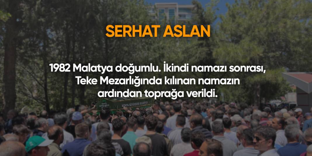 Konya'da bugün vefat edenler | 23 Eylül 2025 11